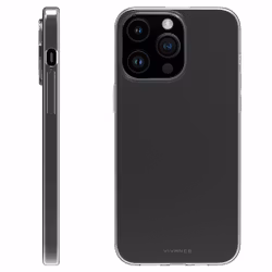 Vivanco Slim TPU skal iPhone 15 Pro Max Transparent