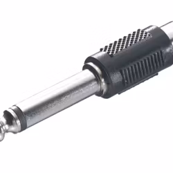 Vivanco Audioadapter, 1x6.3mm hane - 1xRCA hona