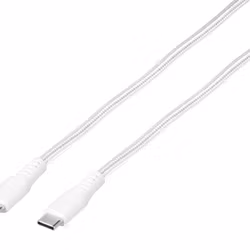Vivanco Longlife USB-C/C 2.0 kabel 1.5m Vit