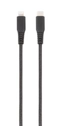 Vivanco Longlife USB-C/Lightning kabel MFI 1.5m Svart