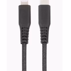 Vivanco Longlife USB-C/Lightning kabel MFI 1.5m Svart