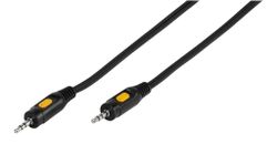 Vivanco Audiokabel, 1x3.5mm Hane 5m Svart