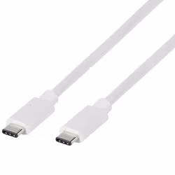 Vivanco USB-C/USB-C 2.0 kabel 1.2m Vit