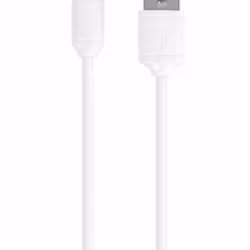 Vivanco Micro-USB Ladd-/Synk. kabel 0.5m Vit