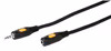 Vivanco Audiokabel, 1x3.5mm Hane/Hona 5m Svart