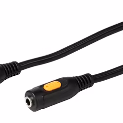 Vivanco Audiokabel, 1x3.5mm Hane/Hona 5m Svart