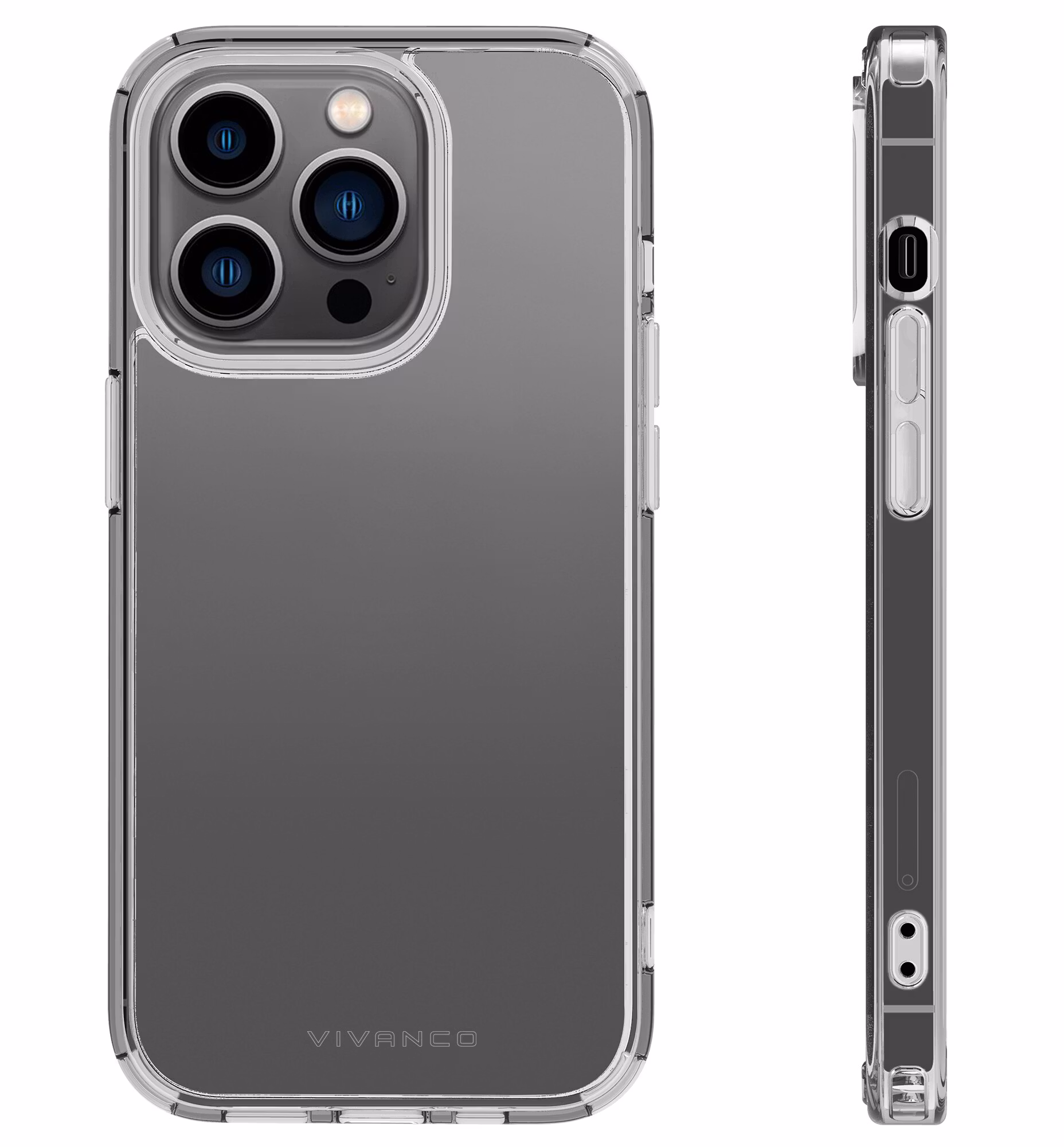 Vivanco Safe & Steady skal iPhone 14 Pro Max Transp.