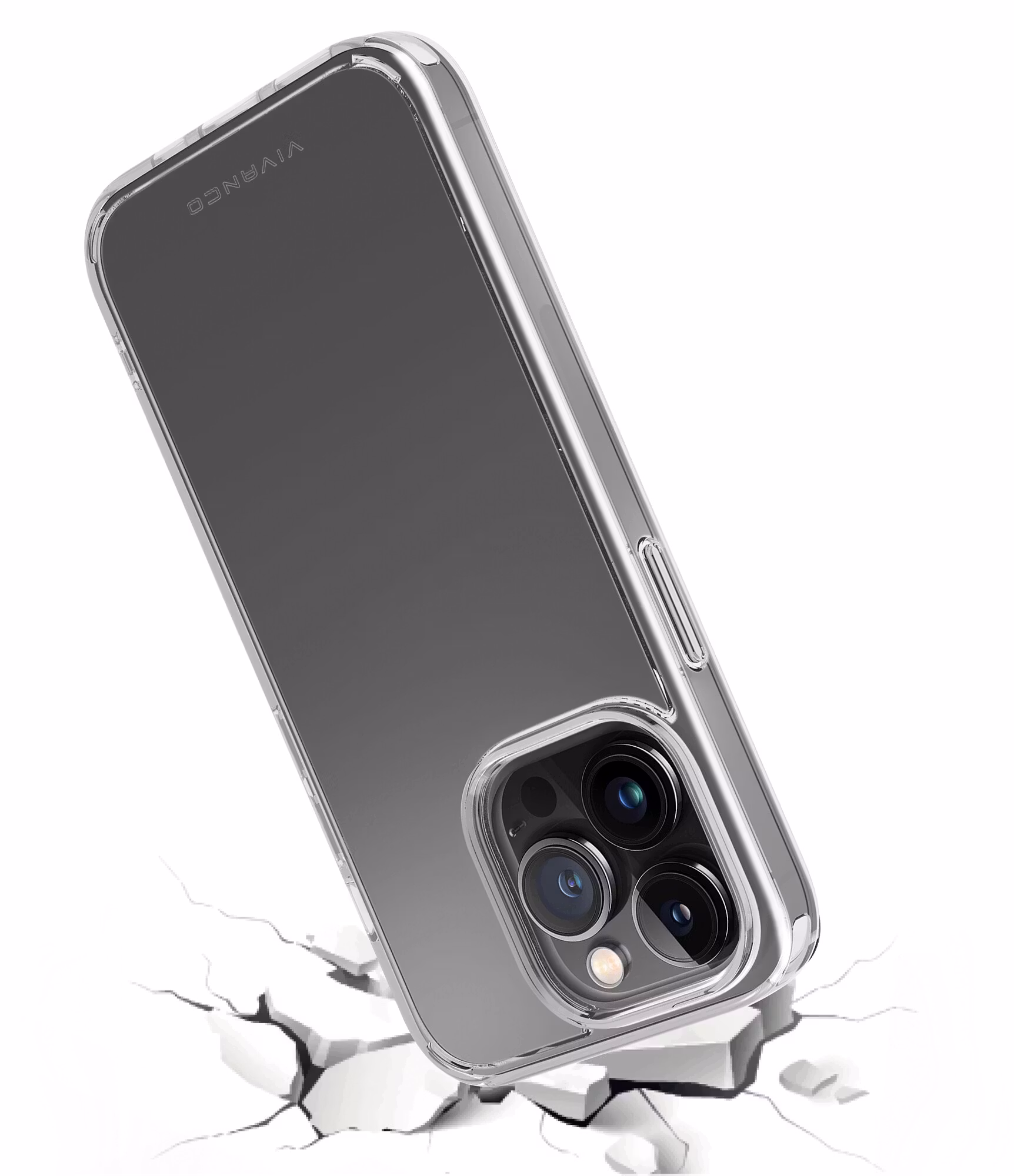 Vivanco Safe & Steady skal iPhone 14 Pro Max Transp.