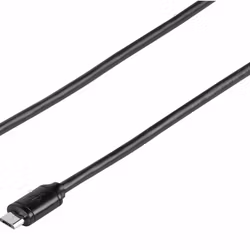 Vivanco Micro-USB Ladd-/Synk. kabel 0.5m Svart