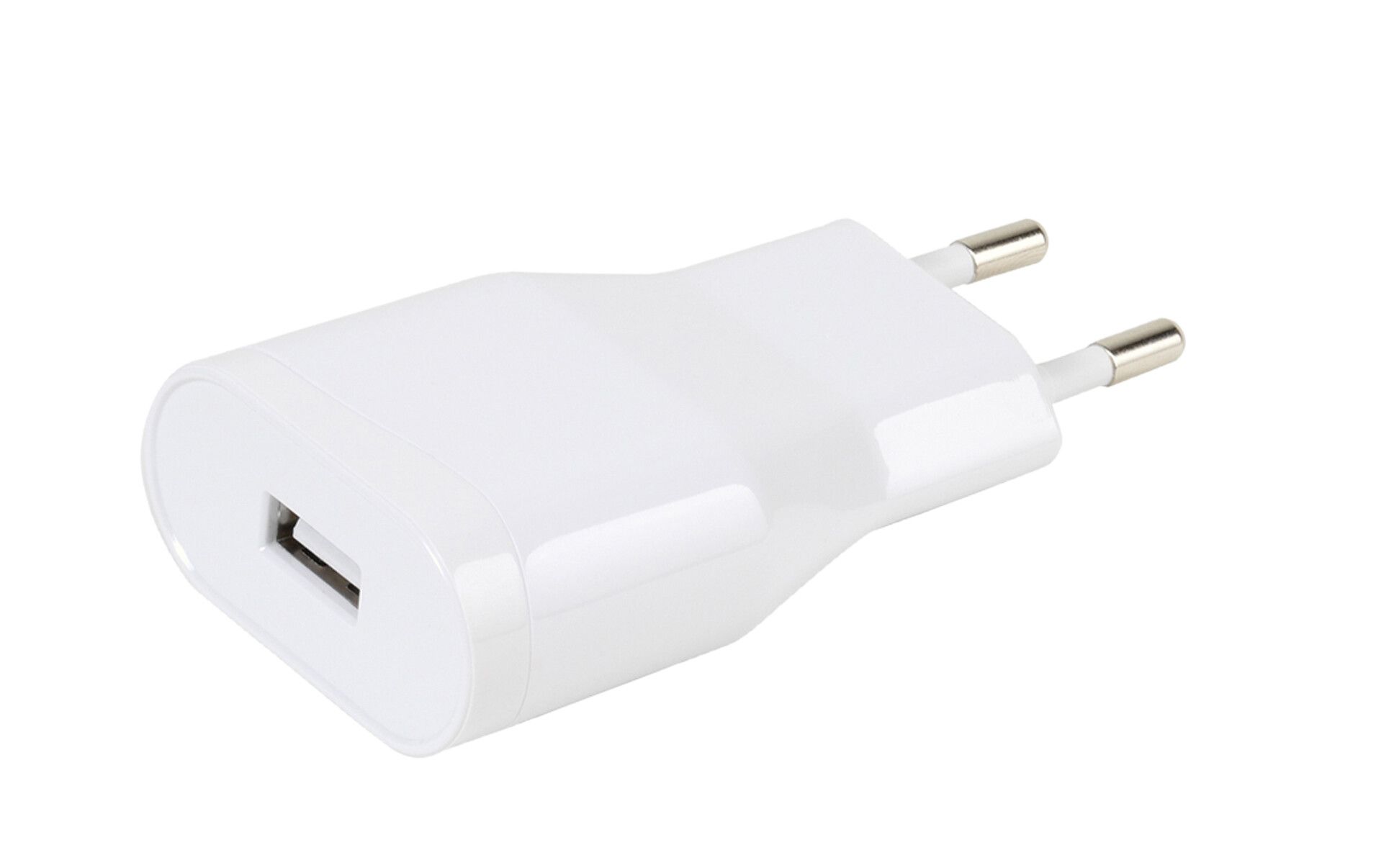 Vivanco USB Hemladdare + lightningkabel 2.4A Vit