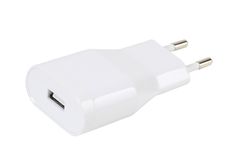 Vivanco USB Hemladdare + lightningkabel 2.4A Vit