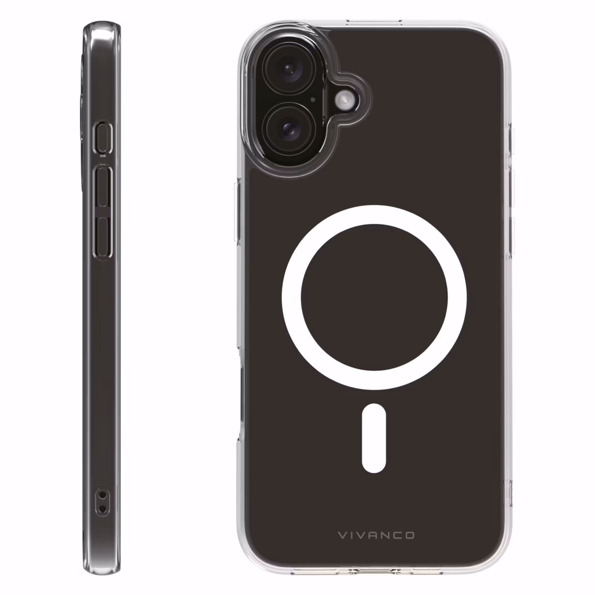 Vivanco Mag Clear skal iPhone 16 Plus Transparent