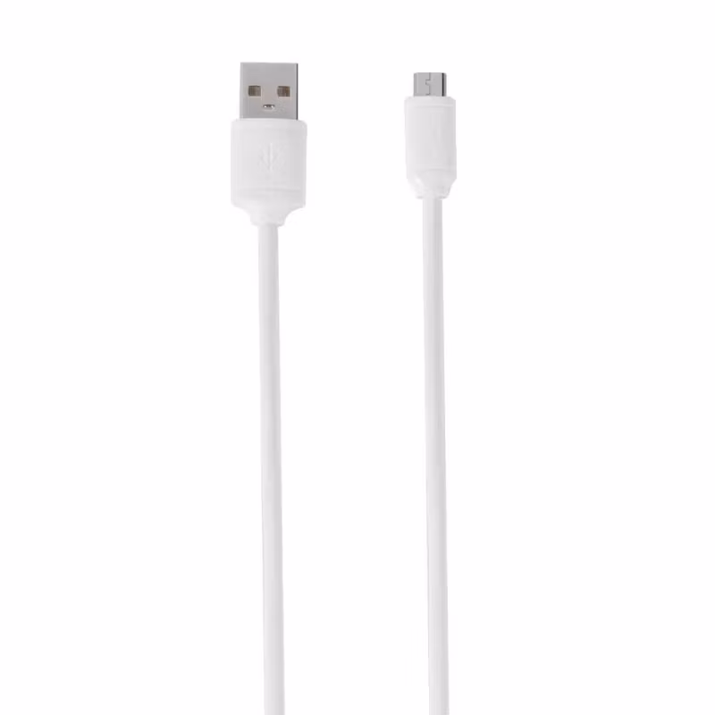 Vivanco Micro-USB Ladd-/Synk. kabel 1.2m Vit