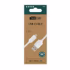 Vivanco Micro-USB Ladd-/Synk. kabel 1.2m Vit