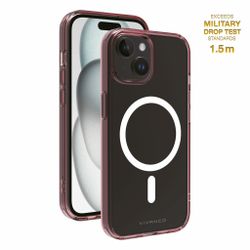Vivanco Mag Shade skal iPhone 15/14/13 Transparent/Lila