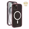 Vivanco Mag Shade skal iPhone 15/14/13 Transparent/Lila