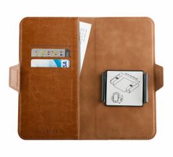 Vivanco Universal Plånboksfodral XL 3-kort Brun