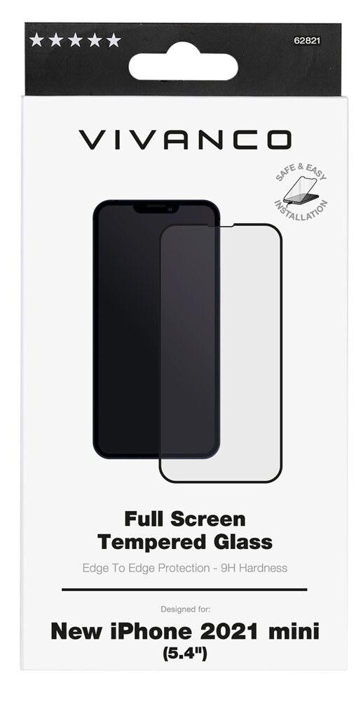 Vivanco Full Screen Skyddsglas 9H iPhone 13 mini