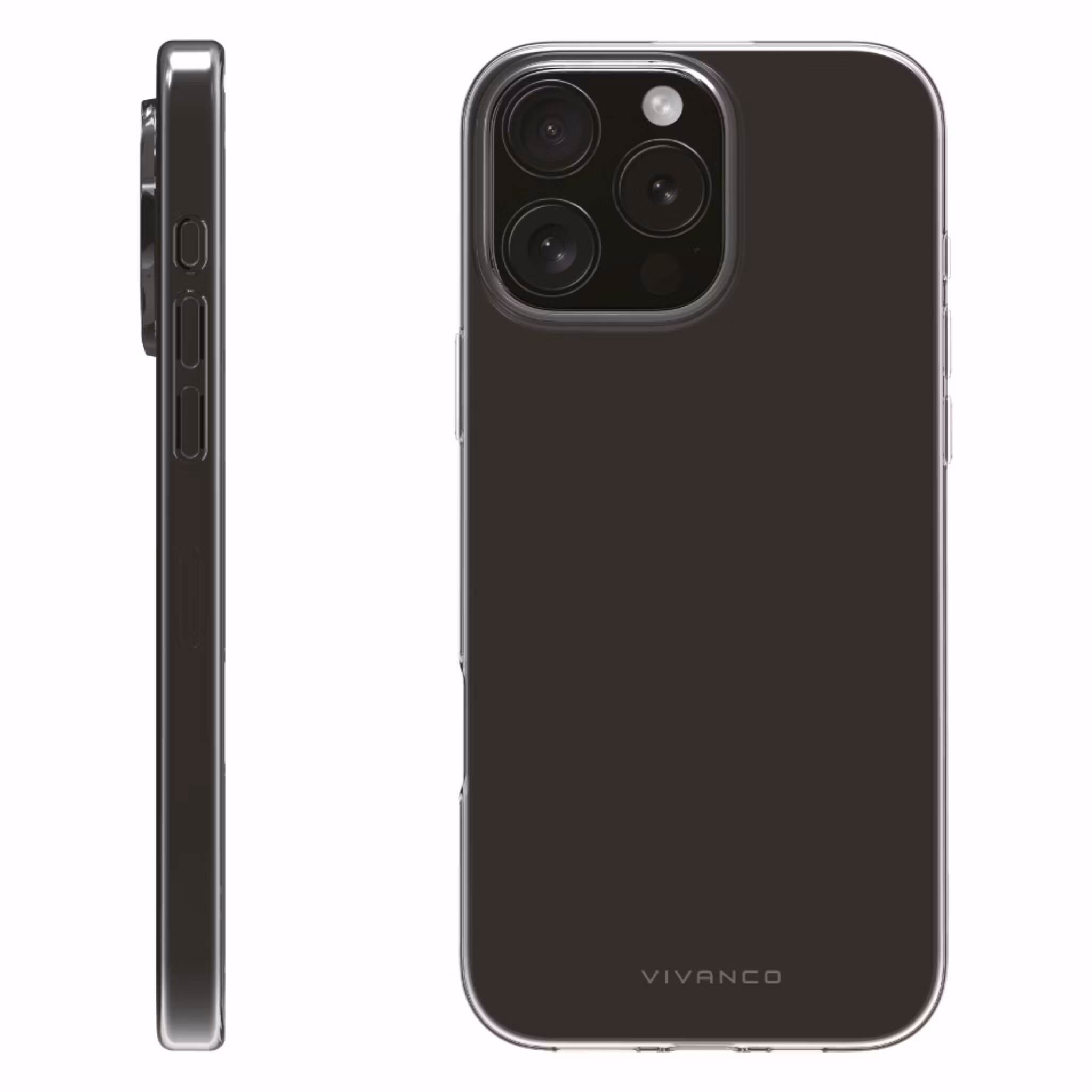 Vivanco Slim TPU skal iPhone 16 Pro Max Transparent