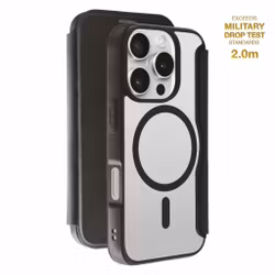 Vivanco Mag Wallet Plånboksfodral iPhone 16 Pro Svart
