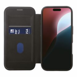Vivanco Mag Wallet Plånboksfodral iPhone 16 Pro Svart