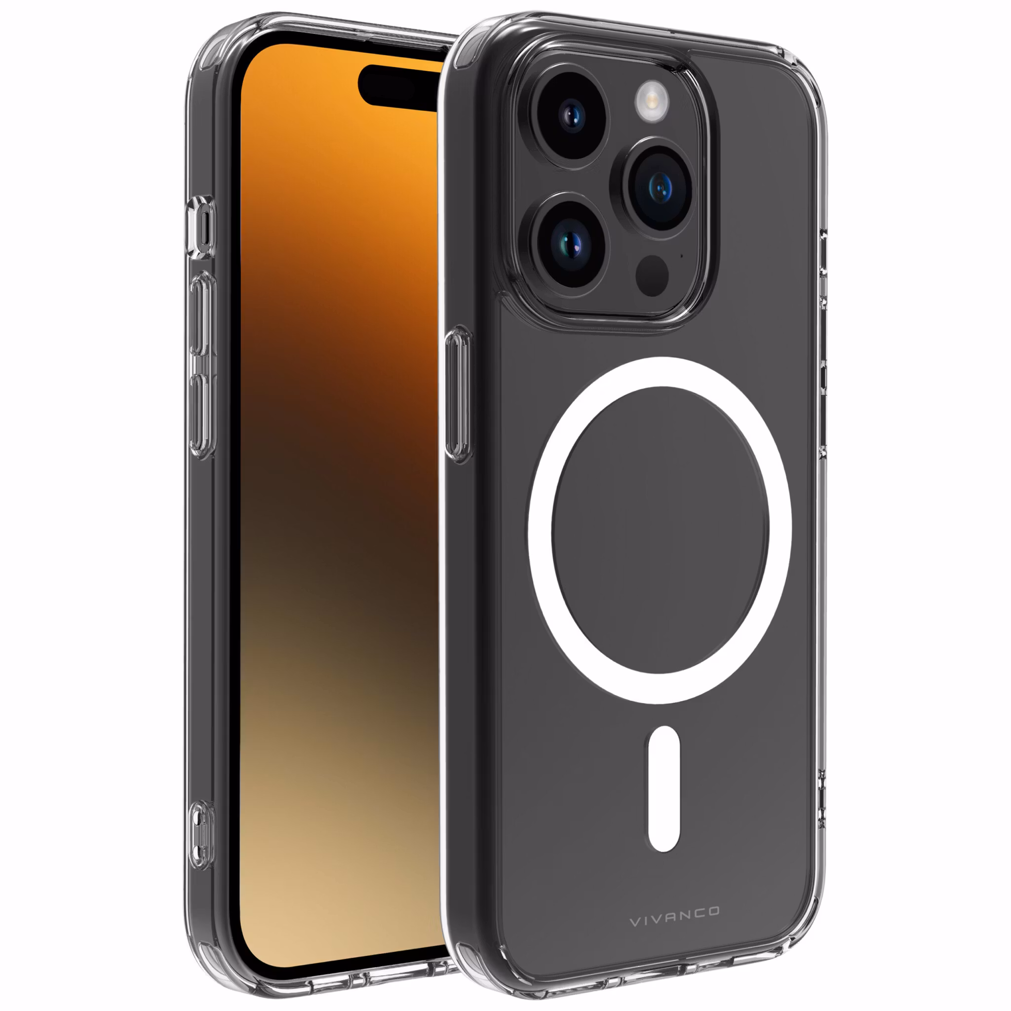 Vivanco Mag Steady skal iPhone 15 Pro Max Transparent