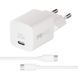 Vivanco Super Snabb Samsung 25W USB-C laddare + kabel 1.2m