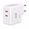 Vivanco Supersnabb 45W Dubbel Hemladdare Vit