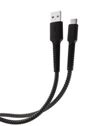 Vivanco Longlife USB-C/USB-A 2.0 kabel 0.5m Svart