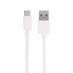 Vivanco USB-C/USB-A 2.0 kabel 1.2m Vit