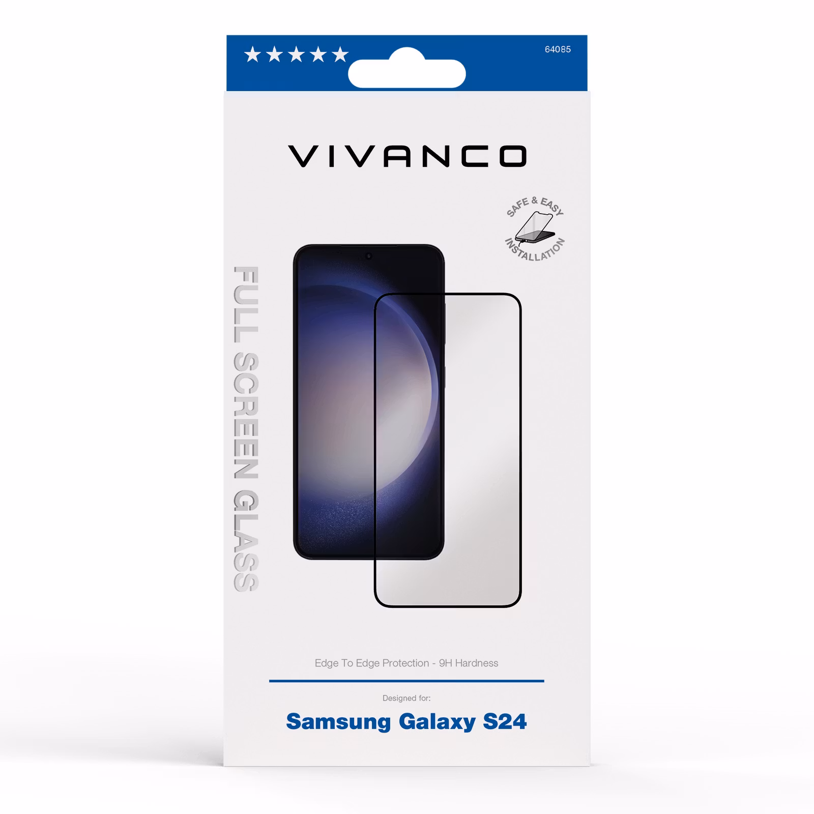 Vivanco Full Screen Skyddsglas 9H Galaxy S24 5G