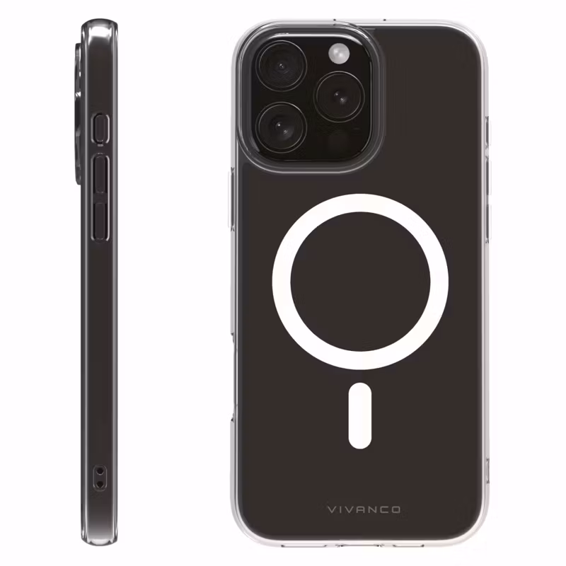 Vivanco Mag Clear skal iPhone 16 Pro Max Transparent