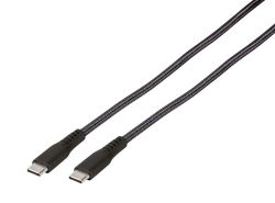 Vivanco Longlife USB-C/C 2.0 kabel 0.5m Svart