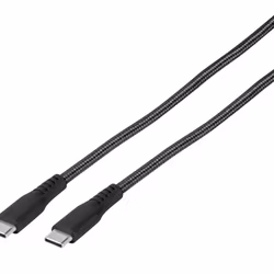 Vivanco Longlife USB-C/C 2.0 kabel 0.5m Svart