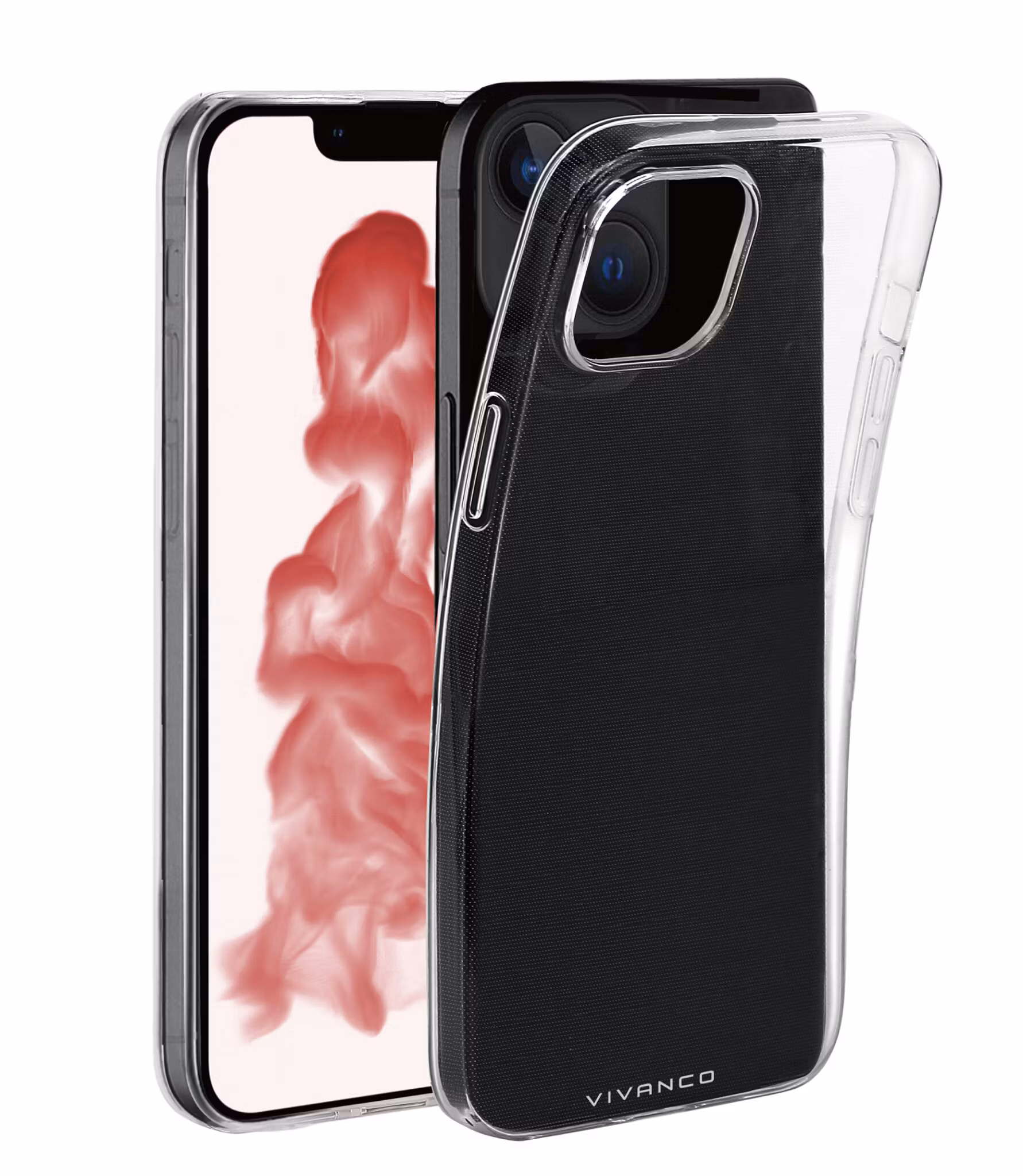 Vivanco Slim TPU skal iPhone 15/14 Plus Transparent