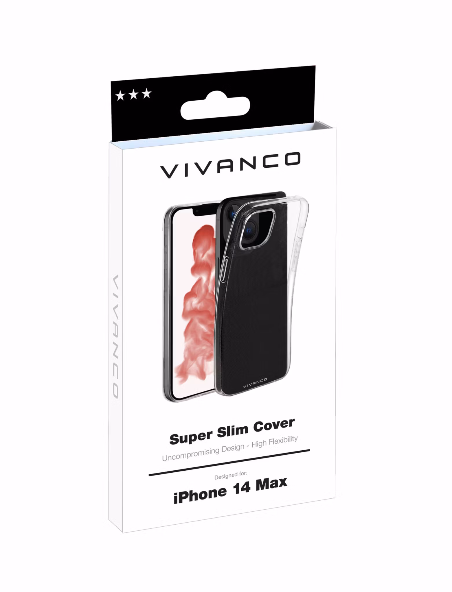 Vivanco Slim TPU skal iPhone 15/14 Plus Transparent