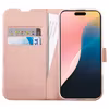 Vivanco Classic Plånboksfodral iPhone 16 Rosa Guld