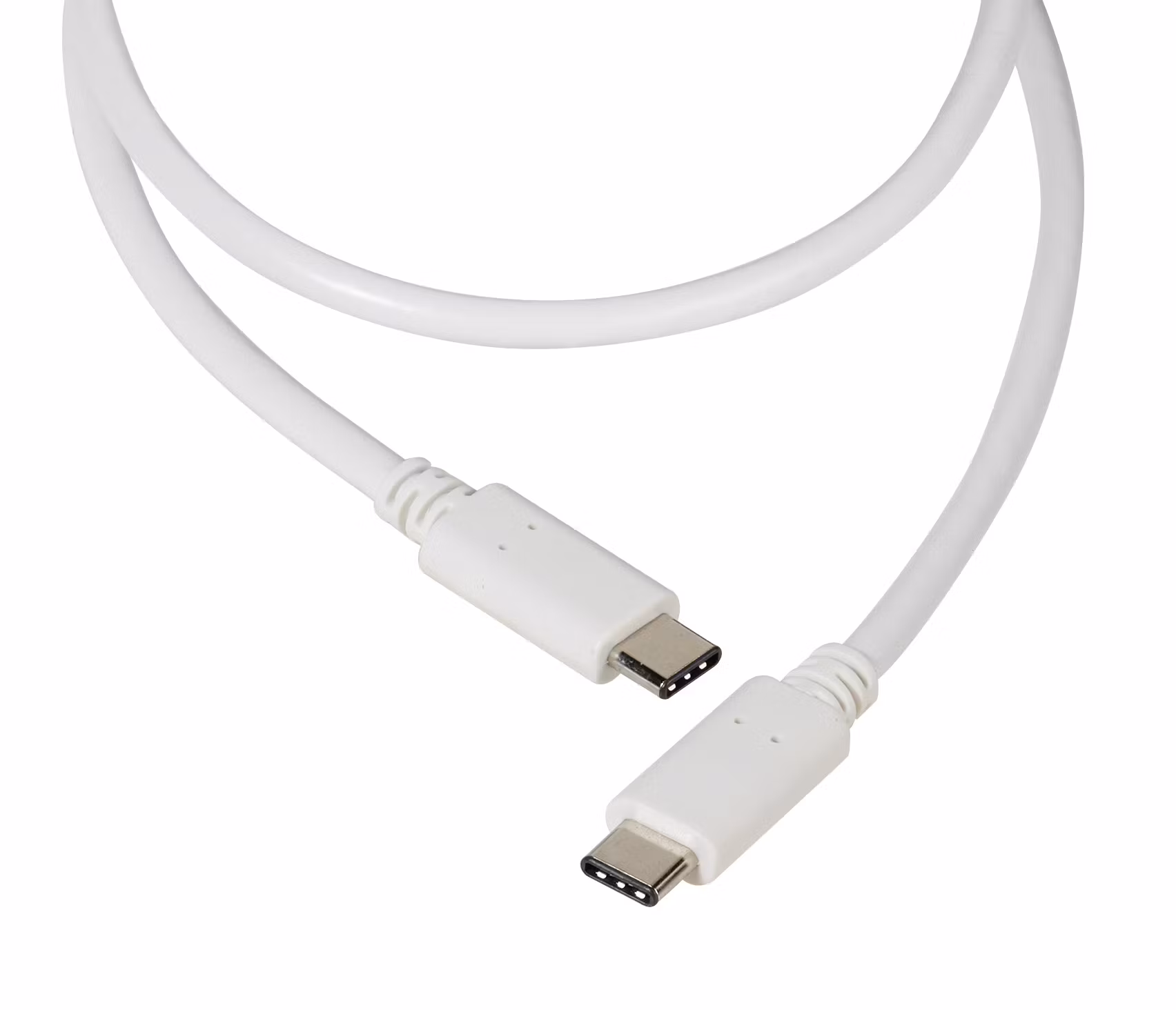 Vivanco USB-C/USB-C 2.0 kabel 1.2m Vit