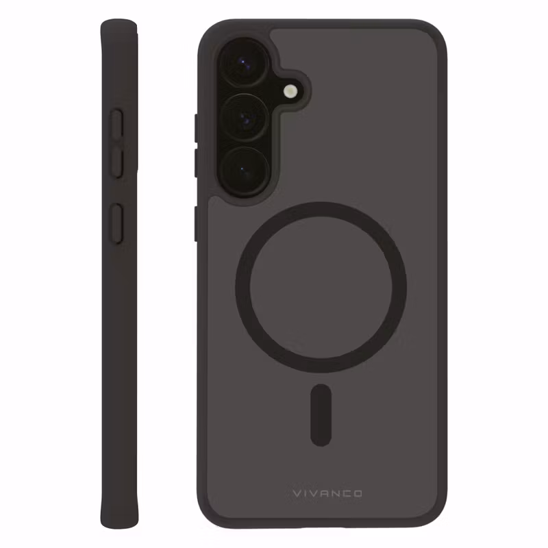 Vivanco Mag Pro Cover Samsung Galaxy S25+ Transparent/Svart