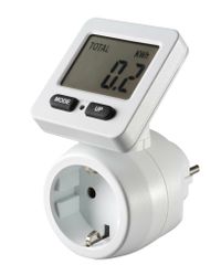 Vivanco Digital energiförbrukningsmätare Schuko 3680W