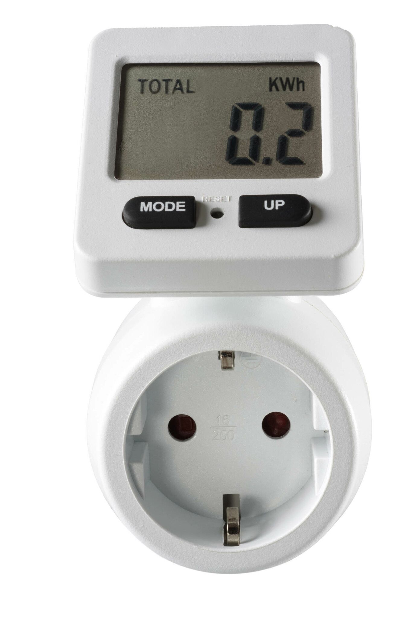 Vivanco Digital energiförbrukningsmätare Schuko 3680W