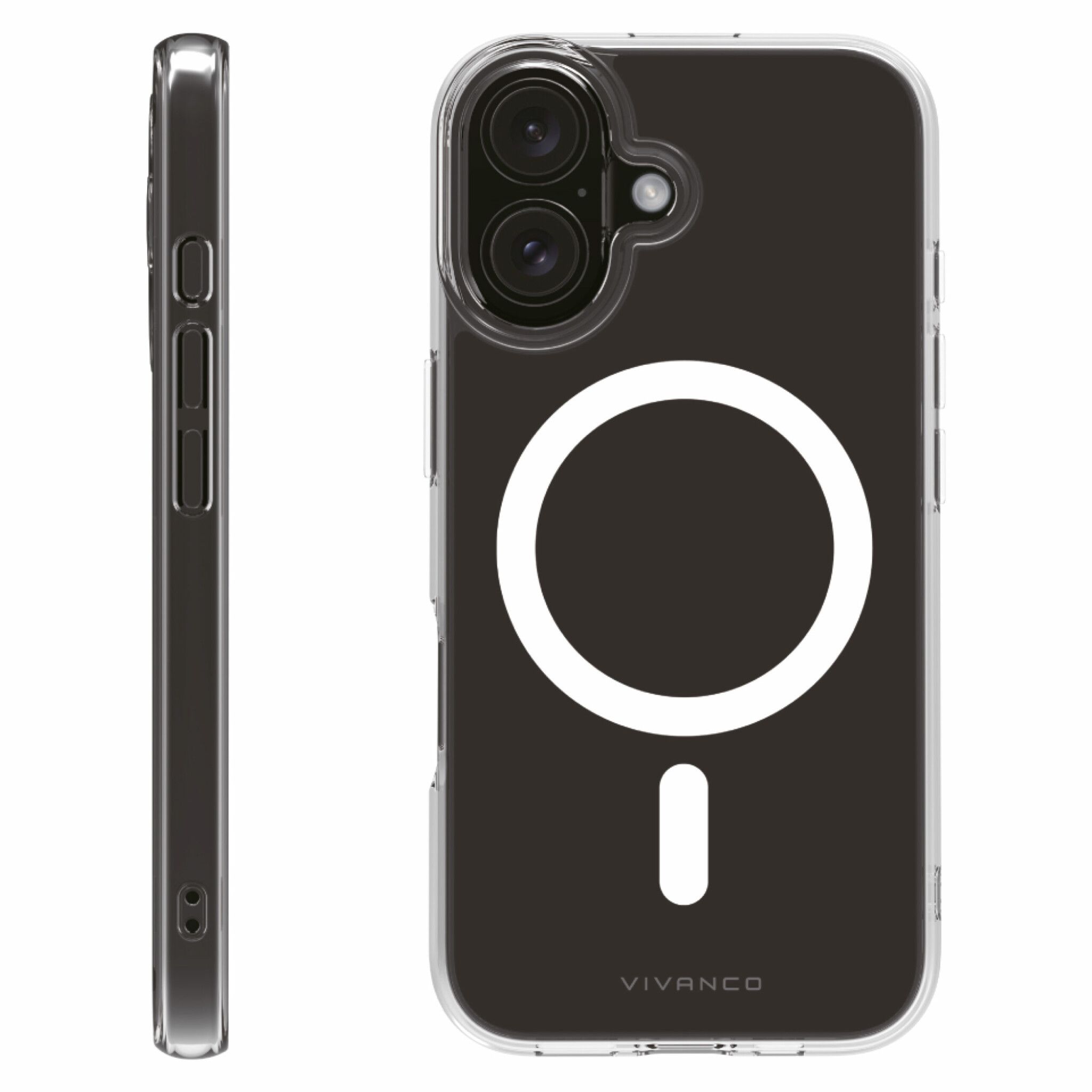 Vivanco Mag Clear skal iPhone 16 Transparent