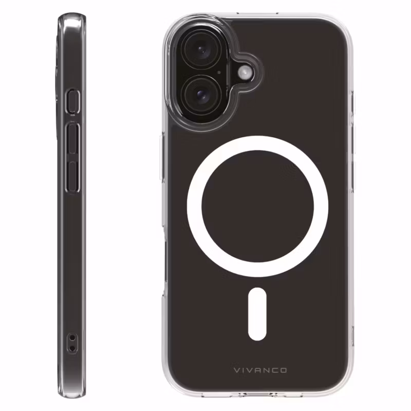 Vivanco Mag Clear skal iPhone 16 Transparent