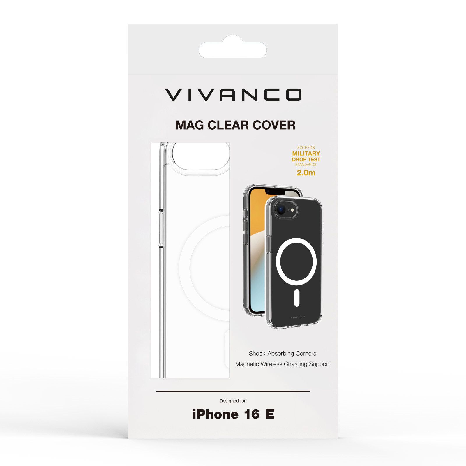 Vivanco Mag Clear skal Apple iPhone 16e Transparent