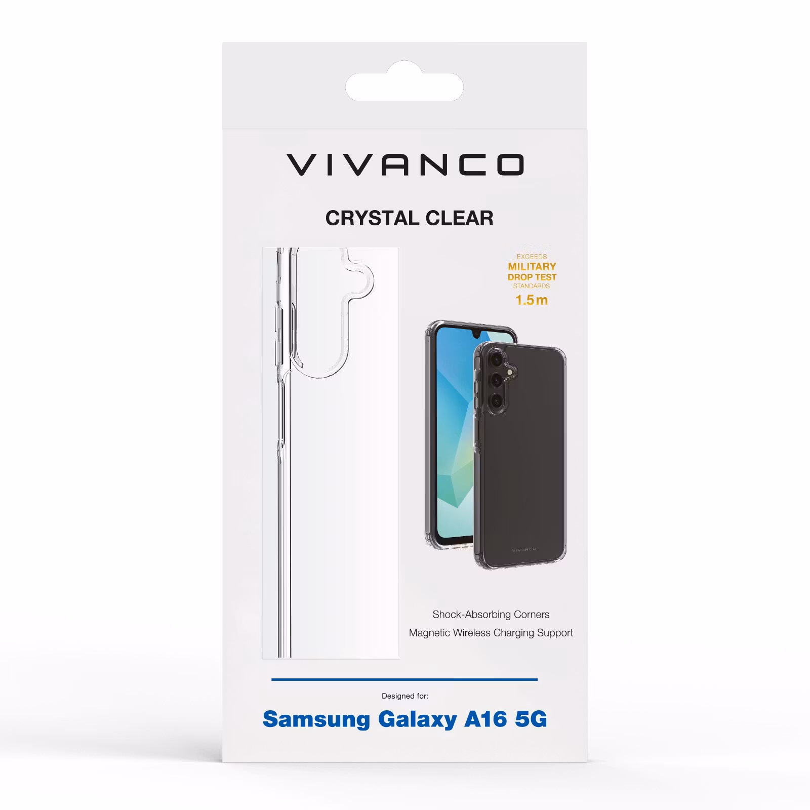 Vivanco Crystal Clear skal Galaxy A16 5G Transparent