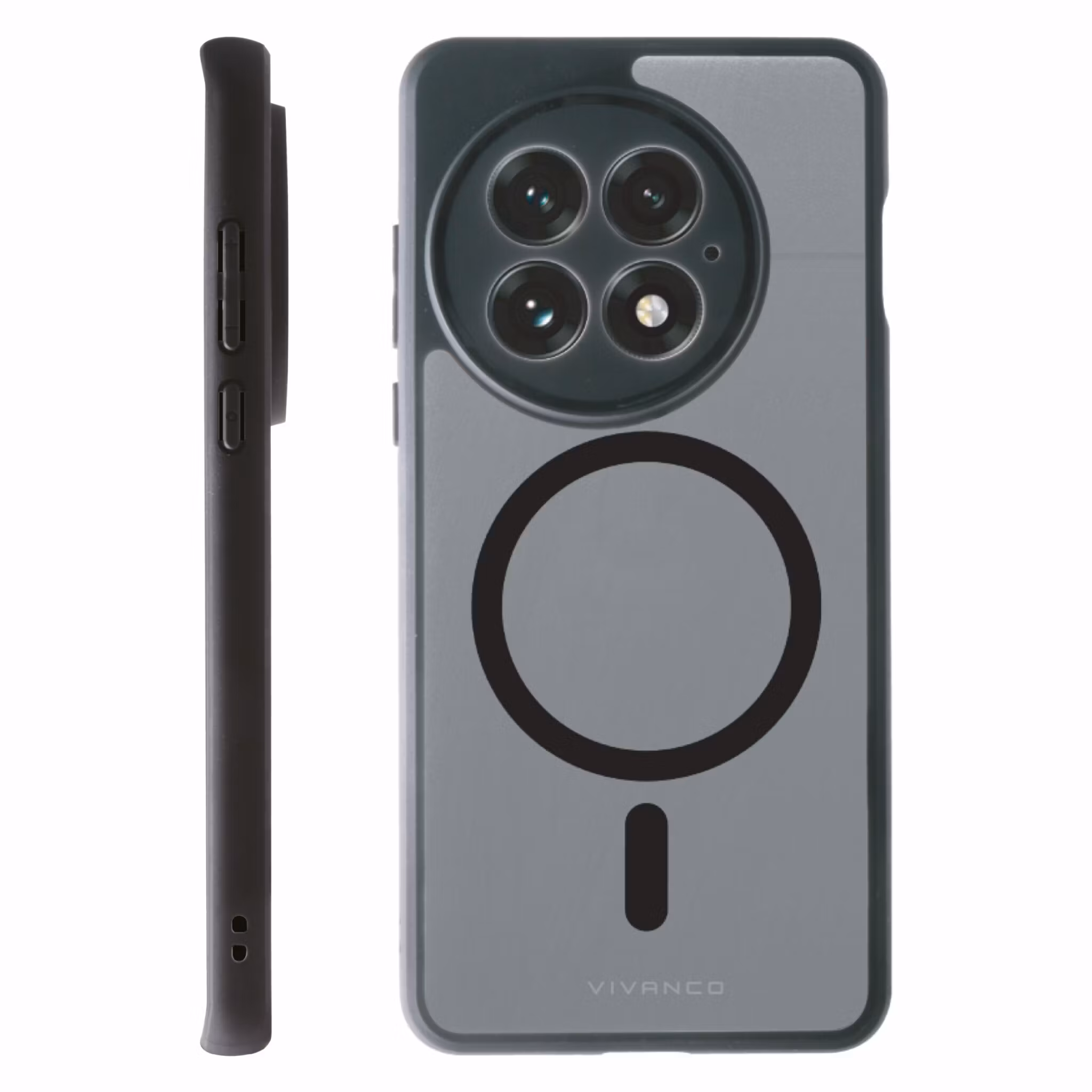 Vivanco Mag Pro Cover OnePlus 13 Transparent/Svart