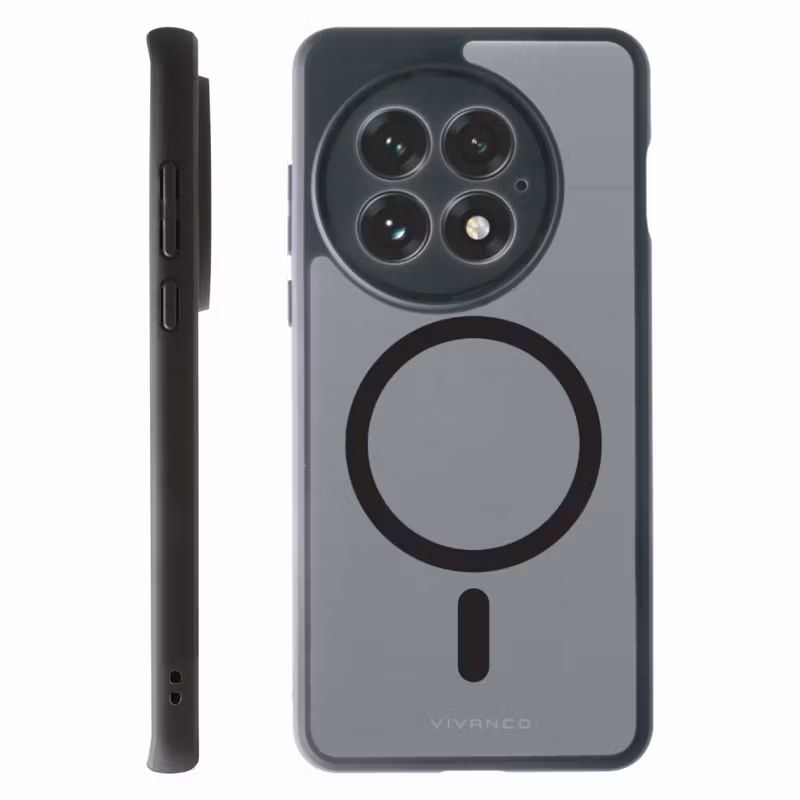 Vivanco Mag Pro Cover OnePlus 13 Transparent/Svart