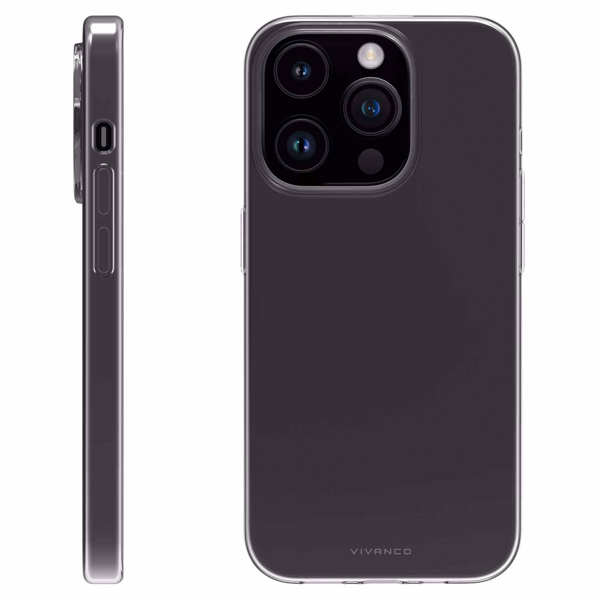 Vivanco Slim TPU skal iPhone 15 Pro Transparent