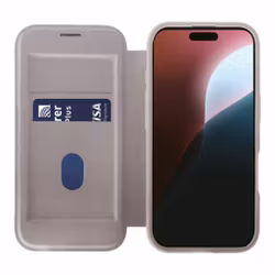 Vivanco Mag Wallet Plånboksfodral iPhone 16 Pro Greige
