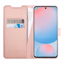 Vivanco Classic Plånboksfodral Samsung Galaxy A56/A36 Rosa Guld